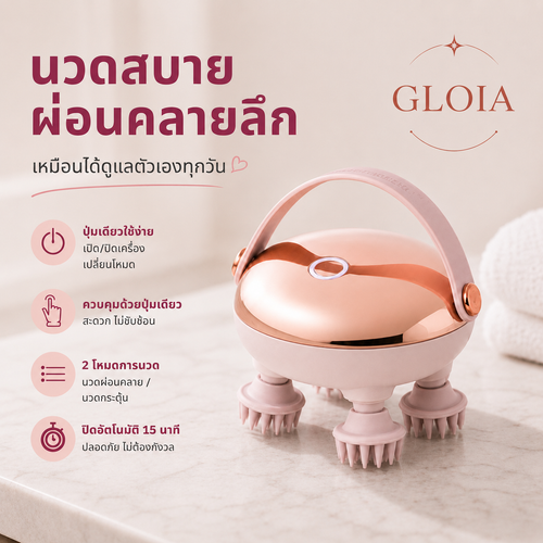 เครื่องนวดหนังศีรษะ Scalp Massager