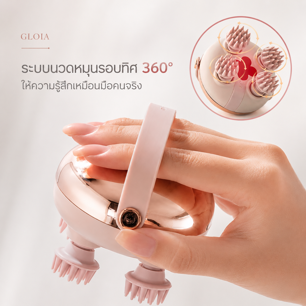 เครื่องนวดหนังศีรษะ Scalp Massager